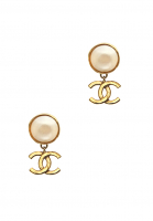 Chanel Logo Clip-on Earrings