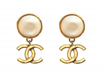 Chanel Logo Clip-on Earrings