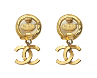 Chanel Logo Clip-on Earrings