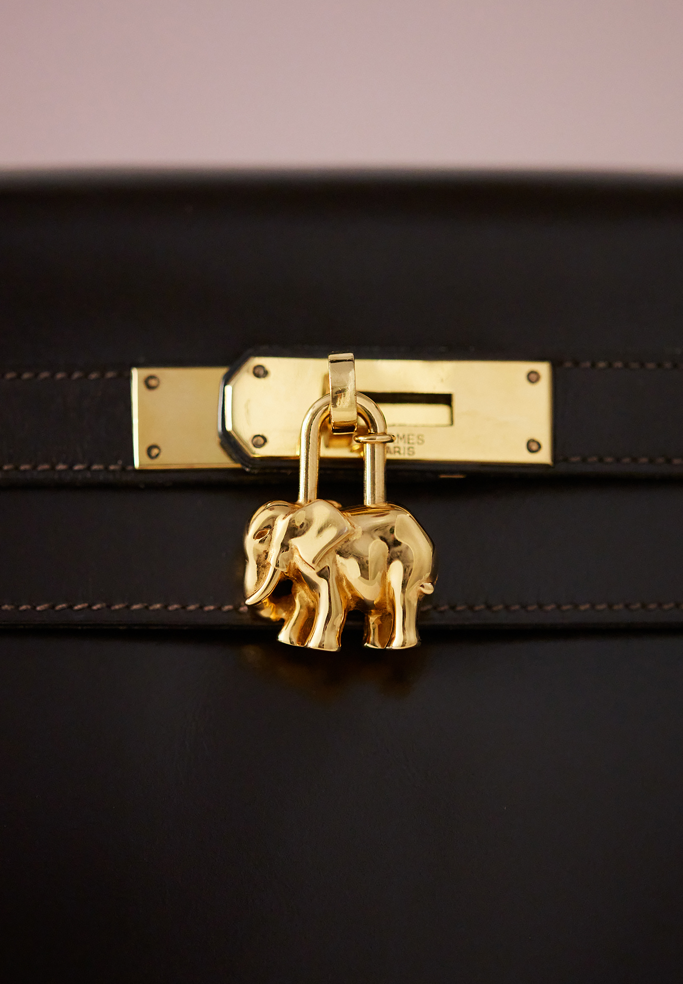 Hermès Cadena Elephant Pendant