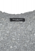 Balmain Silver Dress With Sequins