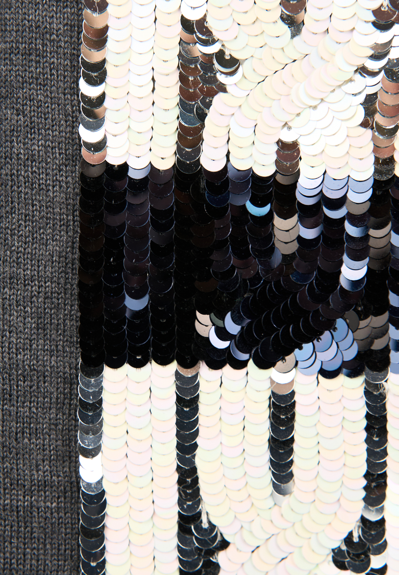 Christian Dior Gray Sequin Sweater