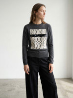 Christian Dior Gray Sequin Sweater