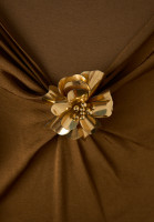 Gucci Dress With A Gold Brooch
