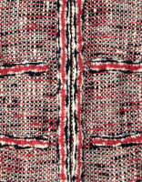 Chanel Red Tweed Dress