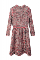 Chanel Red Tweed Dress
