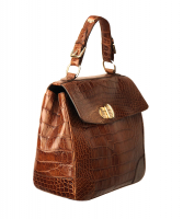 Ralph Lauren Brown Crocodile Bag