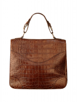 Ralph Lauren Brown Crocodile Bag
