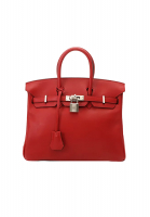 Hermès Birkin 25 Red Swift Bag