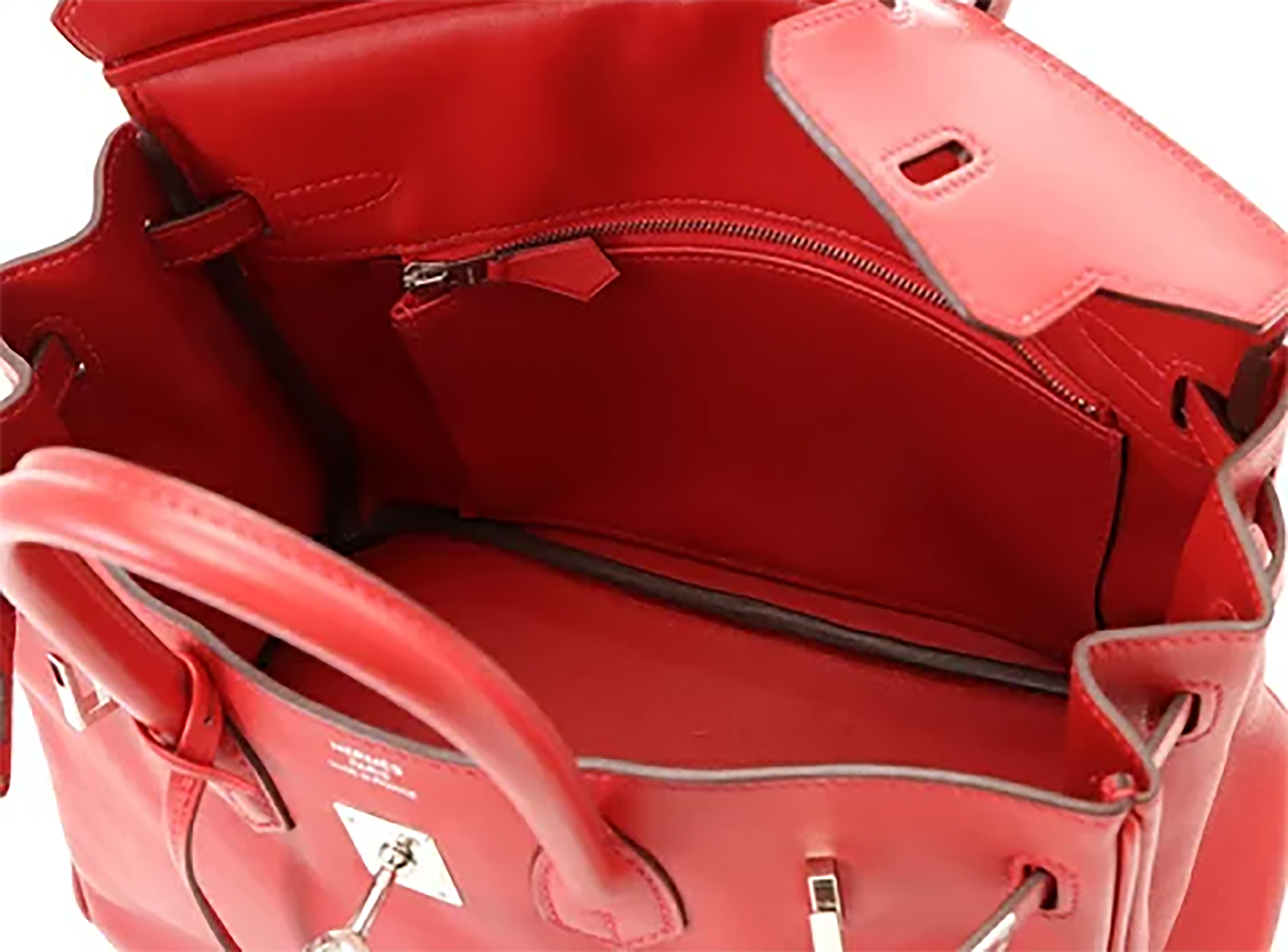 Hermès Birkin 25 Red Swift Bag