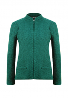 Chanel Dark Green Tweed Jacket