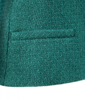 Chanel Dark Green Tweed Jacket