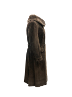 Hermès Brown Suede Coat