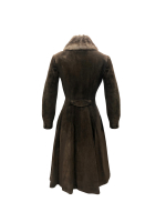 Hermès Brown Suede Coat