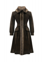 Hermès Brown Suede Coat