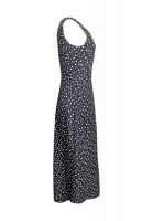 Escada Black Dress With Polka Dots