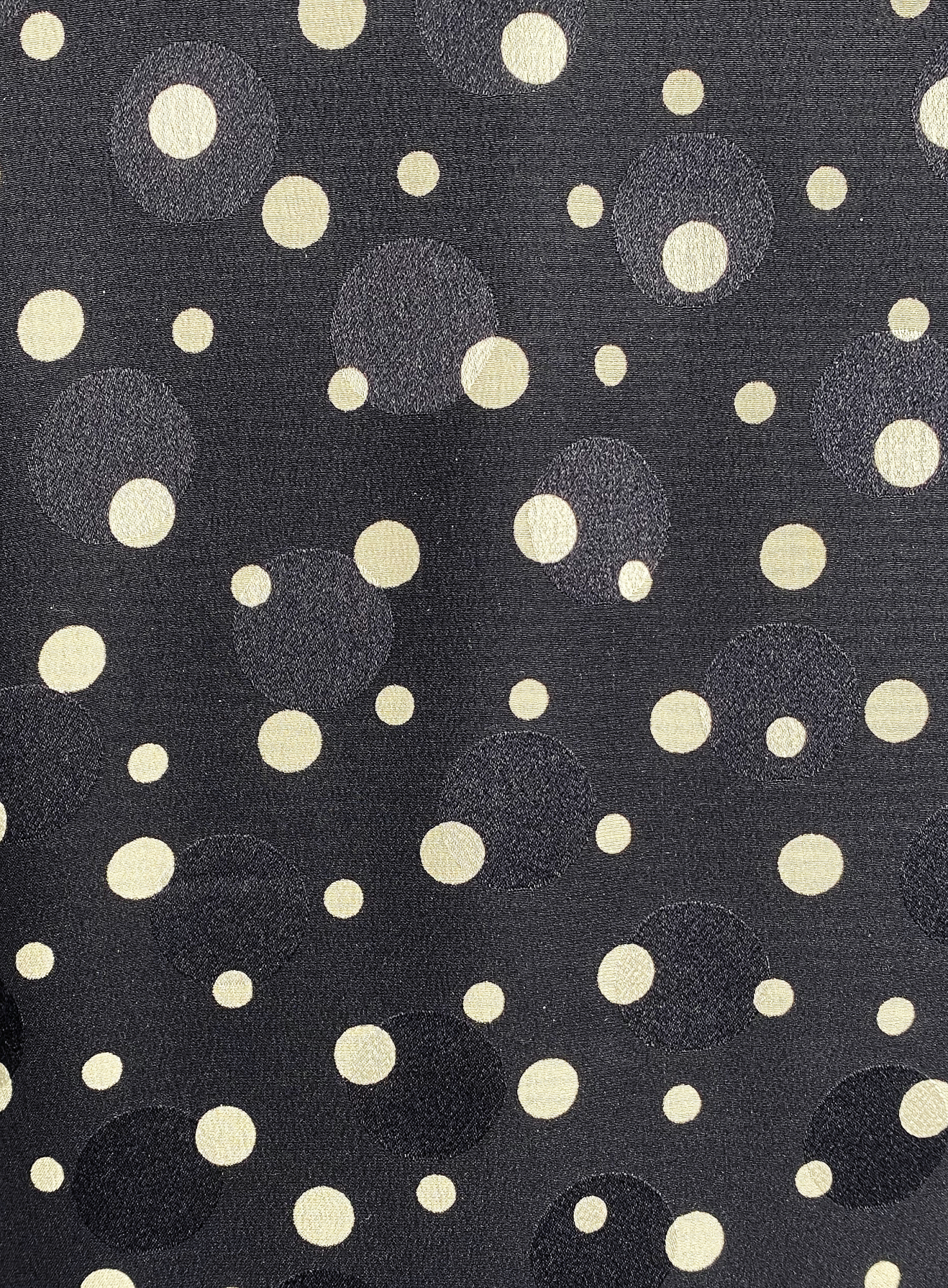 Escada Black Dress With Polka Dots