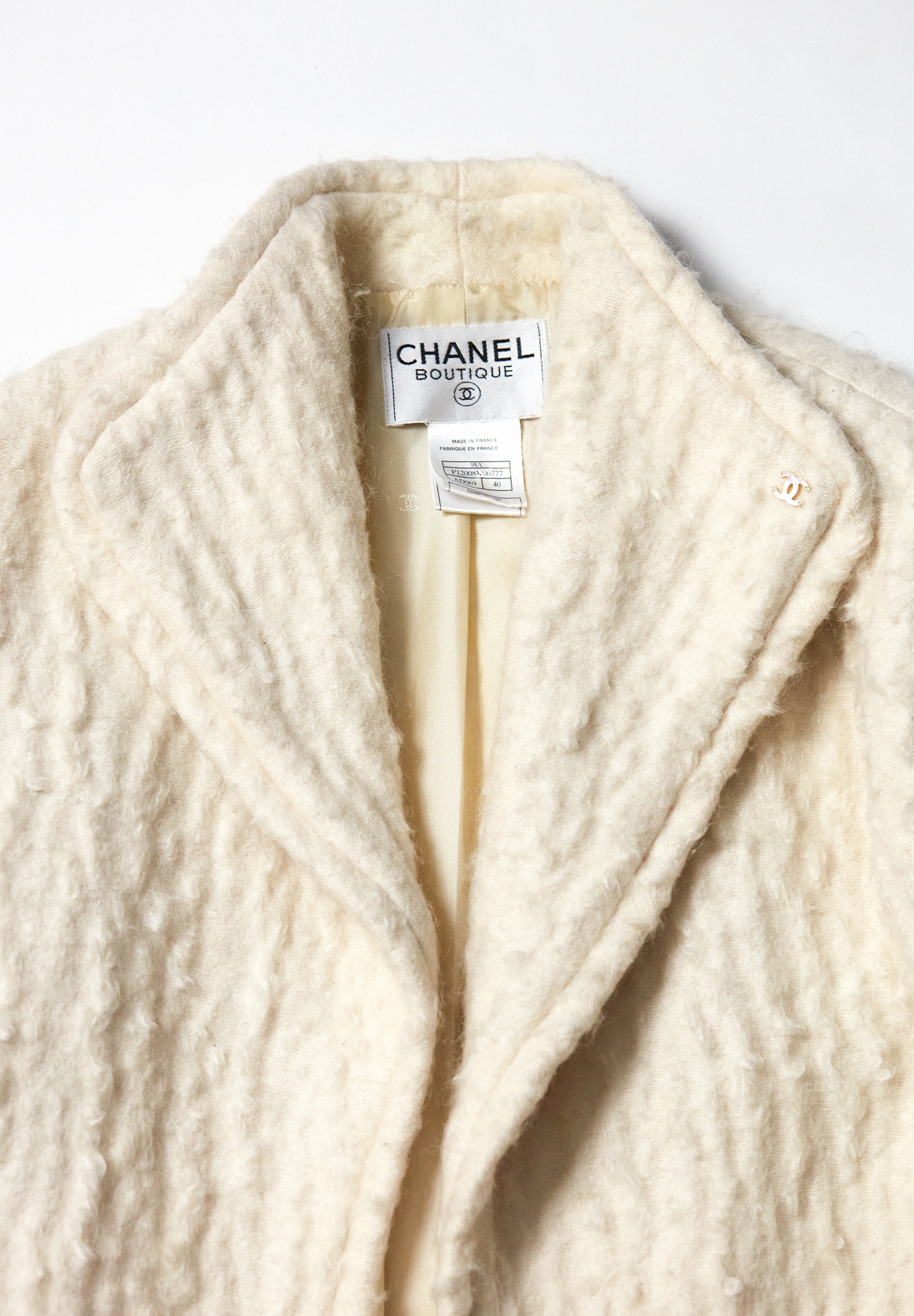 Chanel Mohair And Soft Wool Jacket