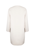 Prada Collarless Wool Coat