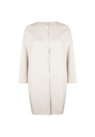 Prada Collarless Wool Coat