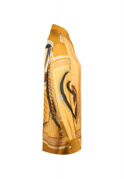 Hermès Mustard Printed Blouse