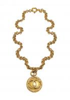 Chanel Mirror Pendant Necklace