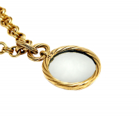 Chanel Mirror Pendant Necklace
