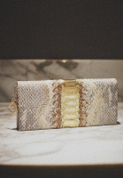 Christian Dior Python Skin Clutch