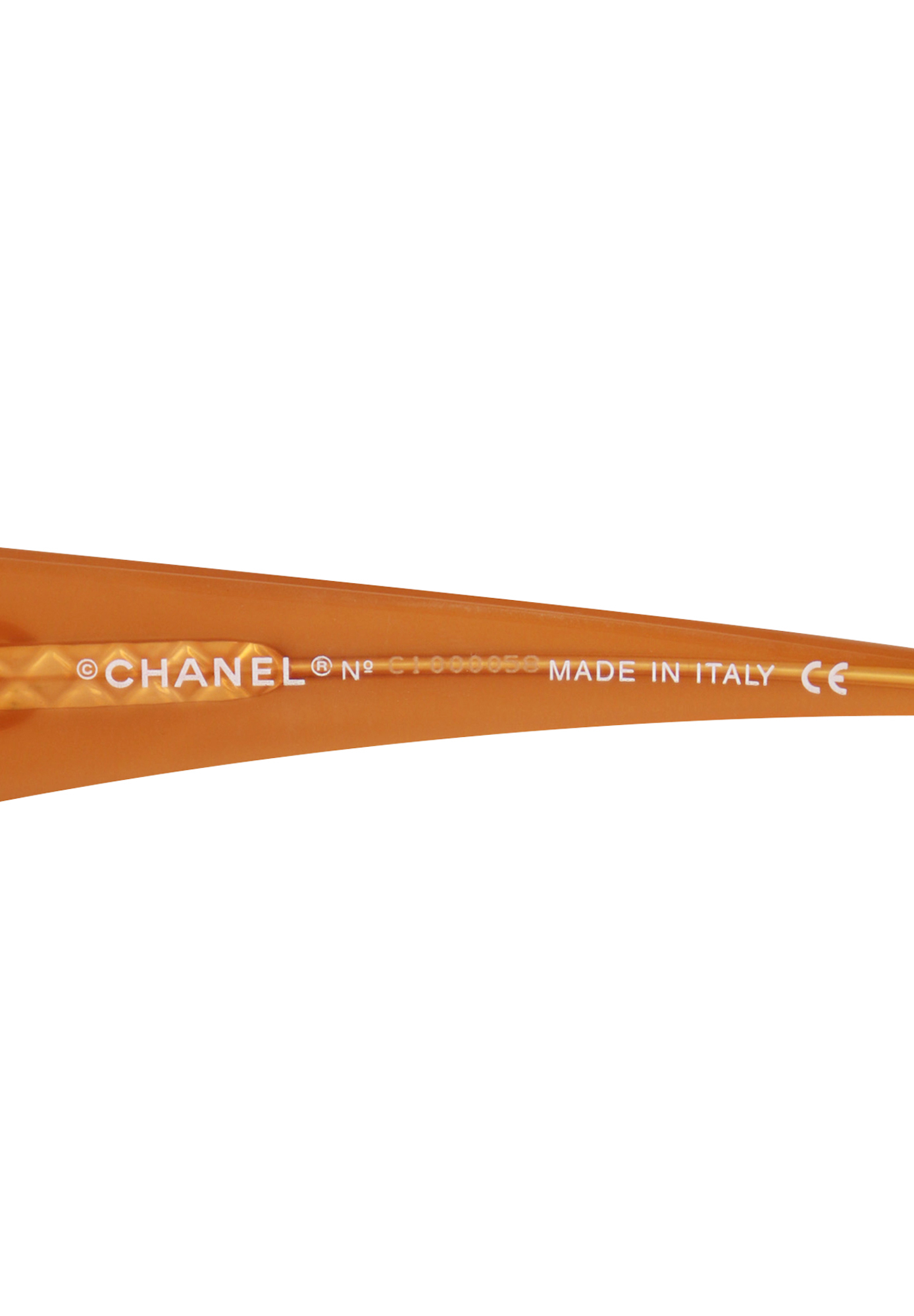 Chanel Sunglasses With Orange Frames