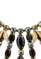 Black Crystals Necklace