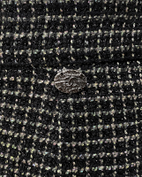 Chanel Black Tweed Skirt
