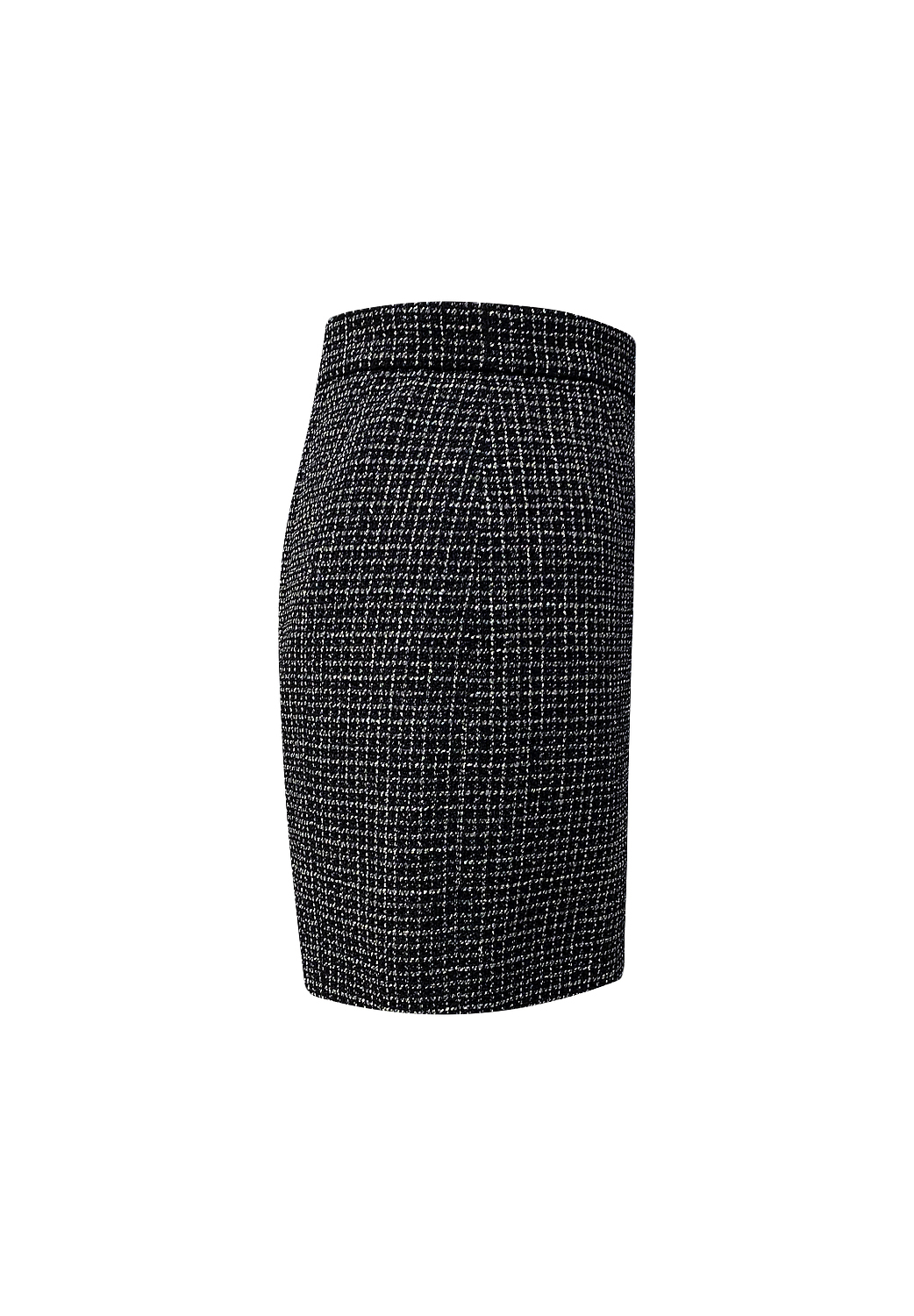 Chanel Black Tweed Skirt