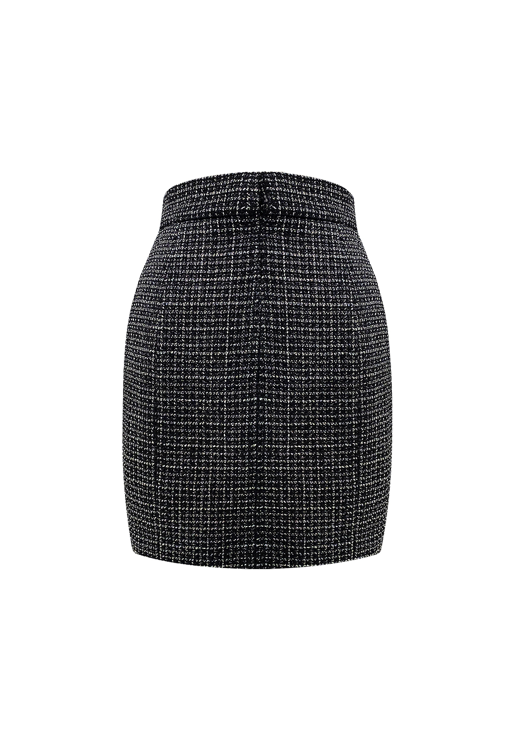 Chanel Black Tweed Skirt