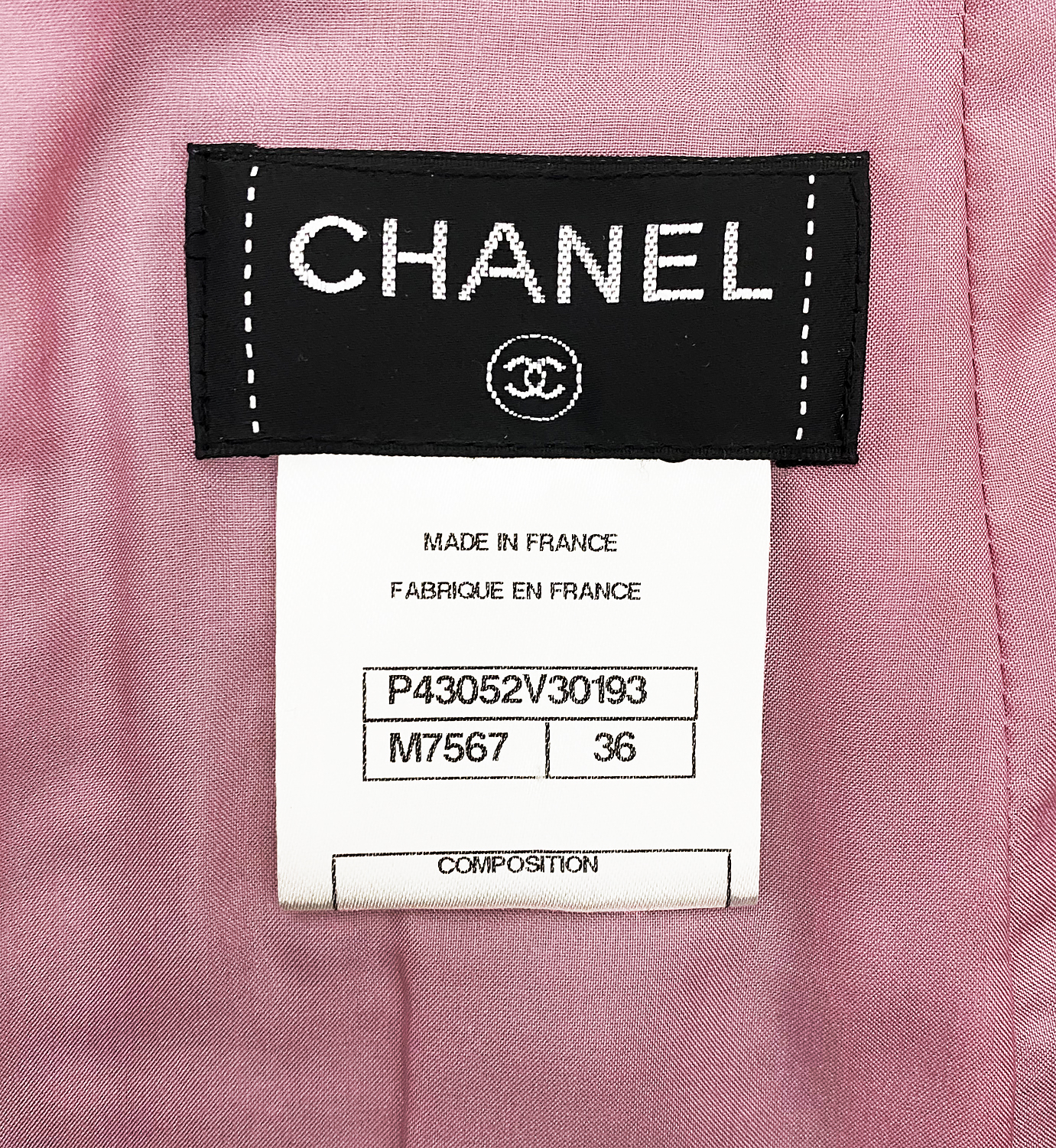 Chanel Black Tweed Skirt