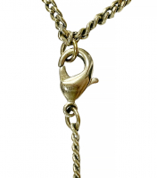 Chanel Logo Charm Necklace