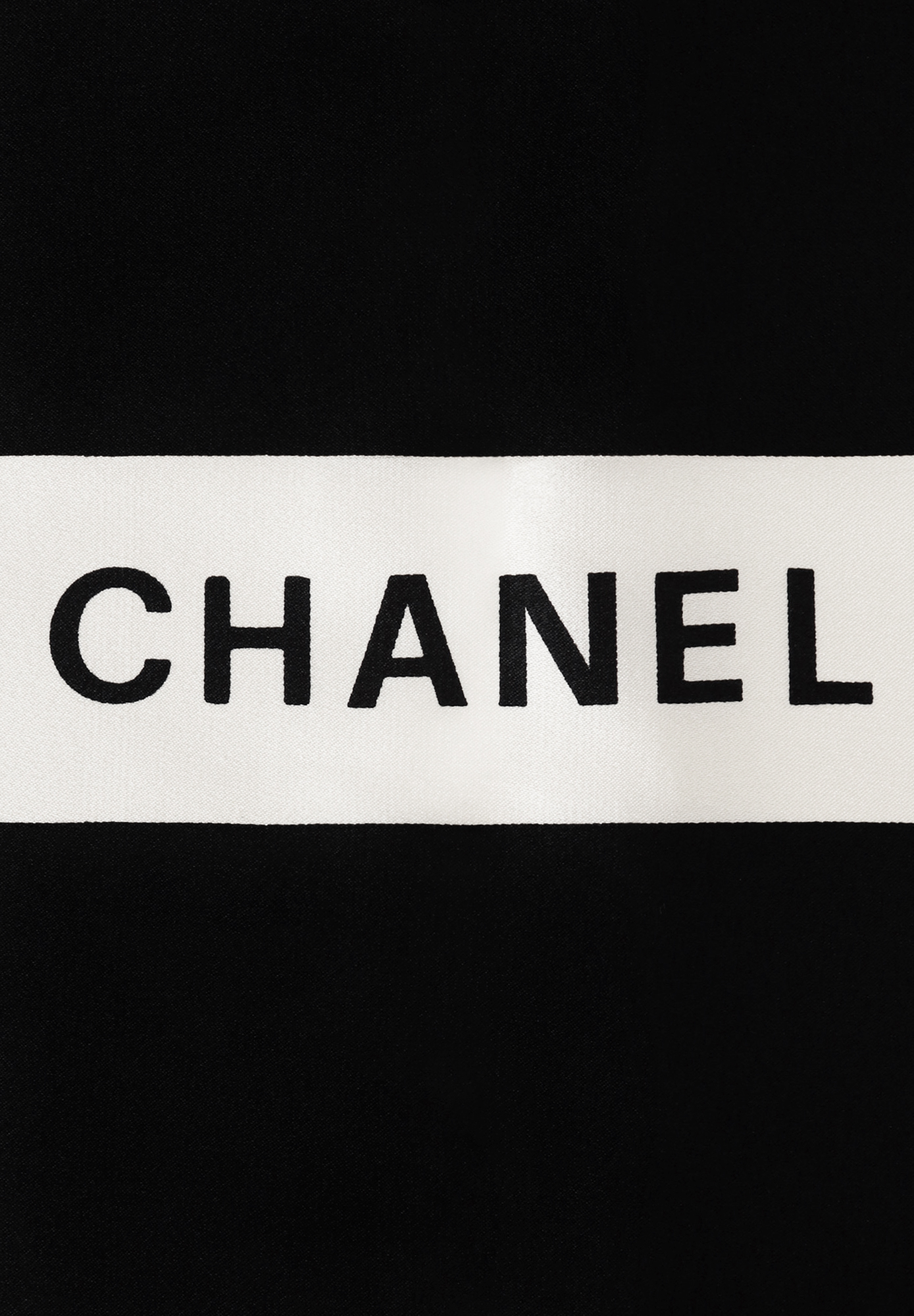 Chanel Silk Scarf With A Bow