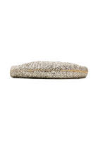 Silver Crystal-Embellished Valentino Bag