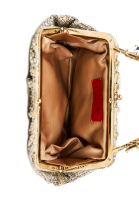 Silver Crystal-Embellished Valentino Bag