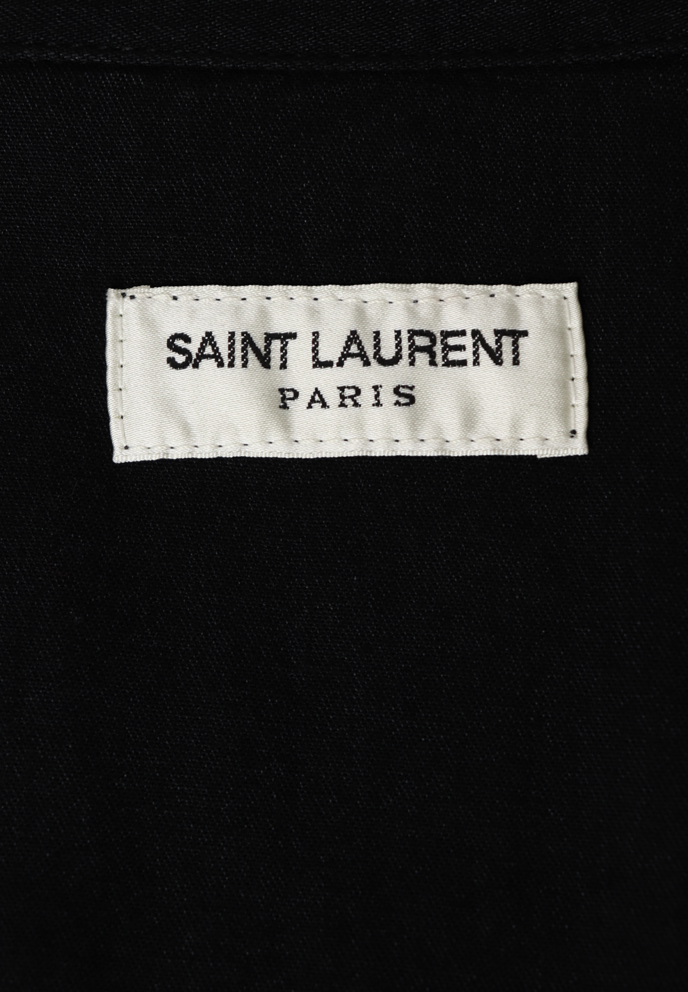 Saint Laurent Black Denim Shirt
