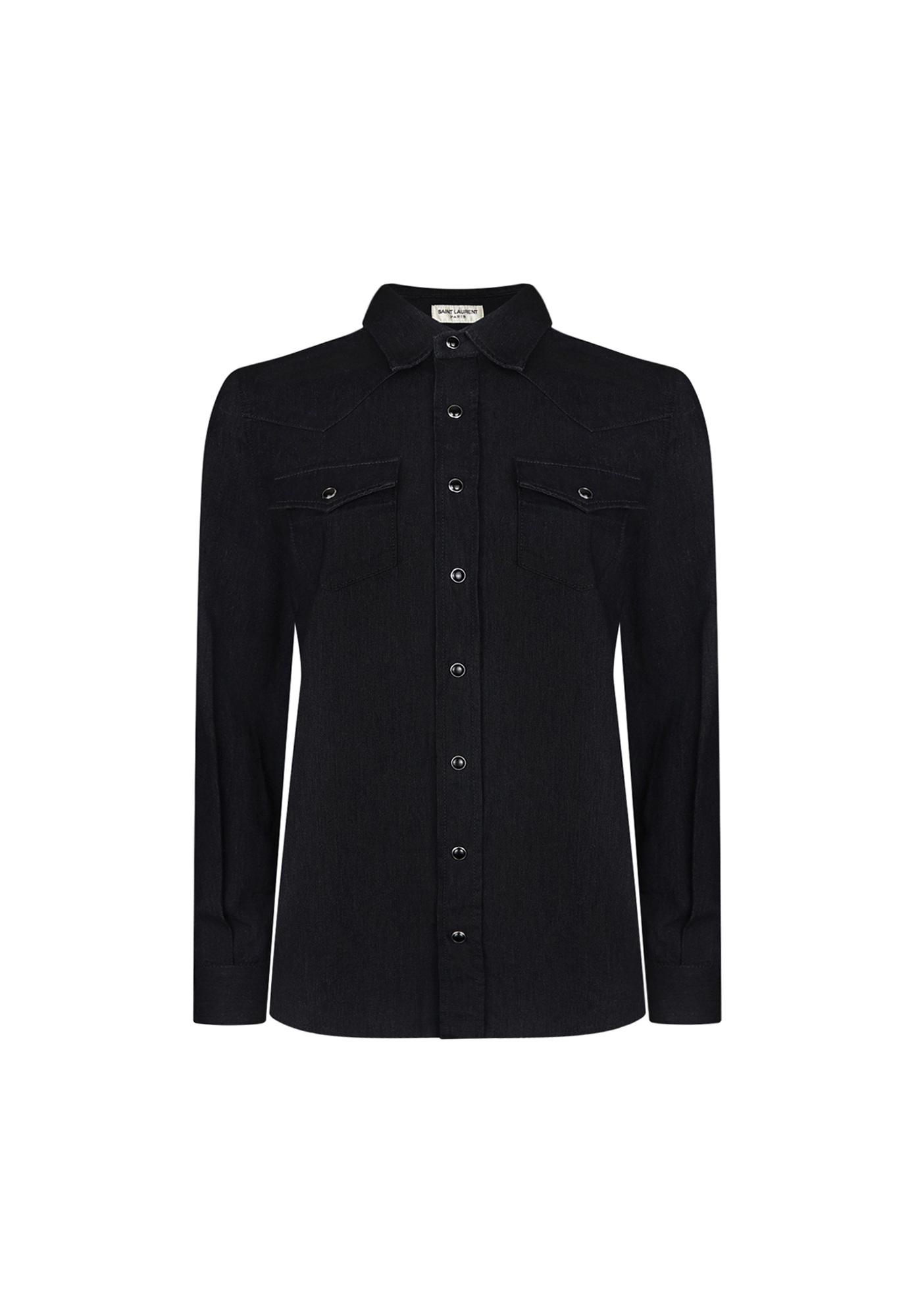 Saint Laurent Black Denim Shirt