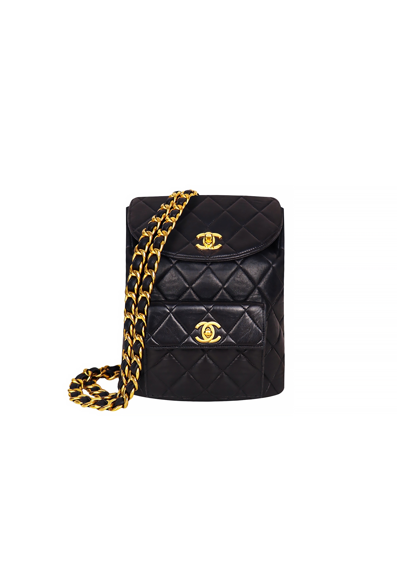 Chanel Duma Black Backpack
