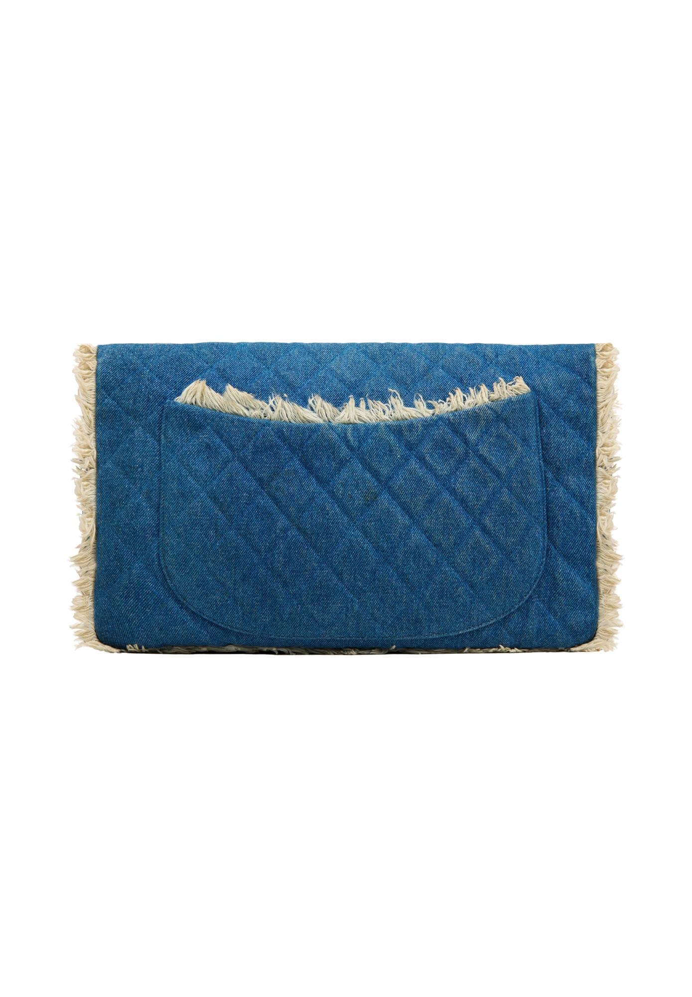 Chanel Maxi Denim Single Flap Bag
