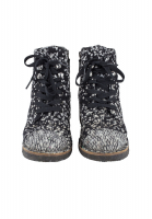 Chanel Tweed Boots