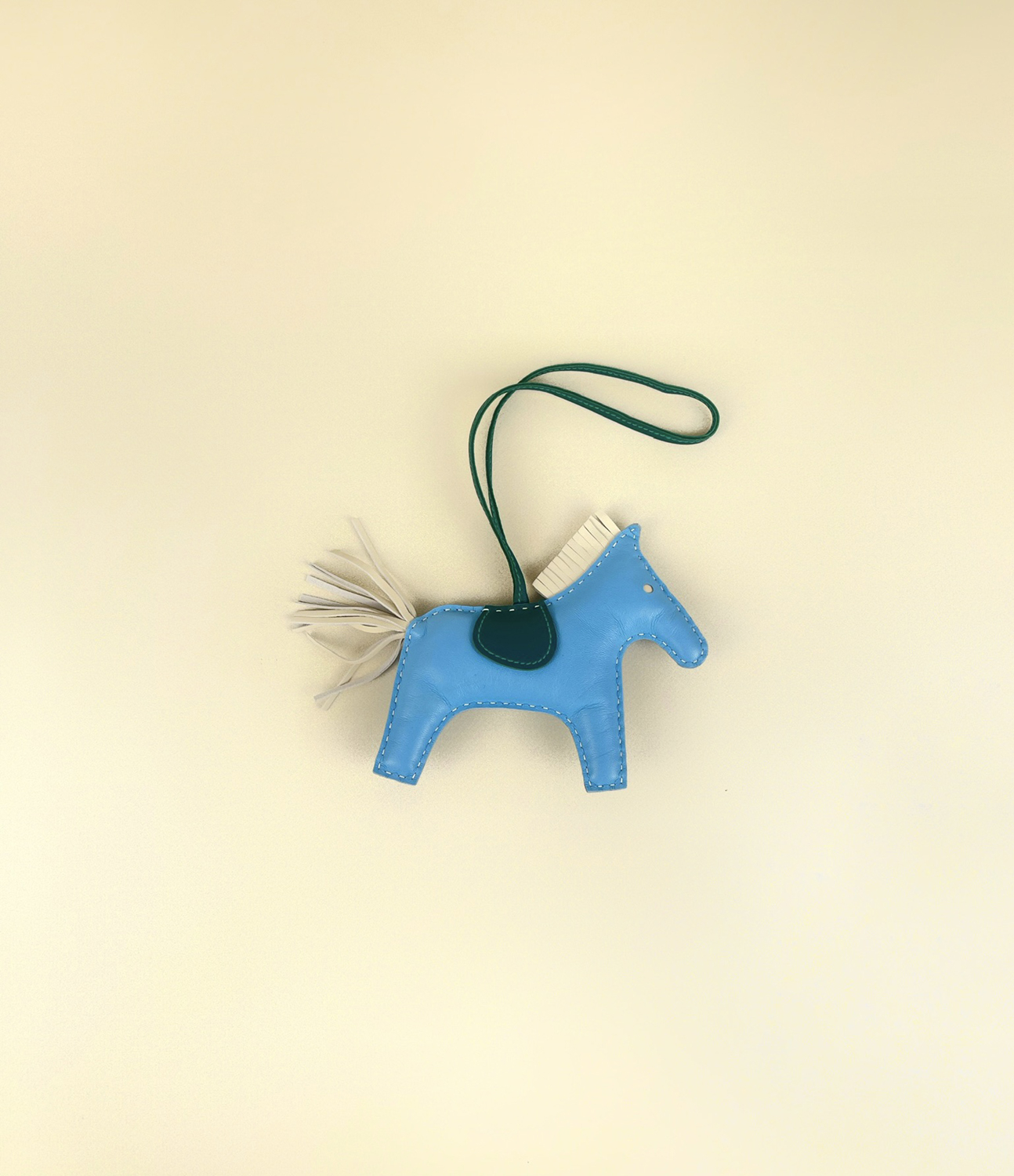 Hermès Rodeo Green Saddle Horse Charm