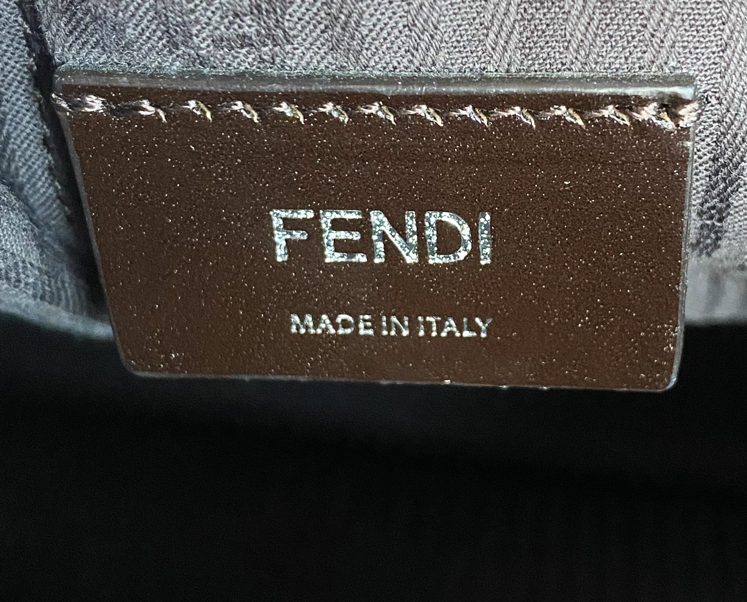 Fendi 2Jours Multicolor Leather Tote Bag