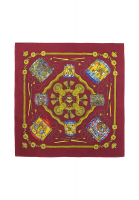 Hermès Les Tambours Silk Scarf