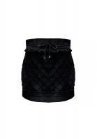Chanel Black Quilted Skirt