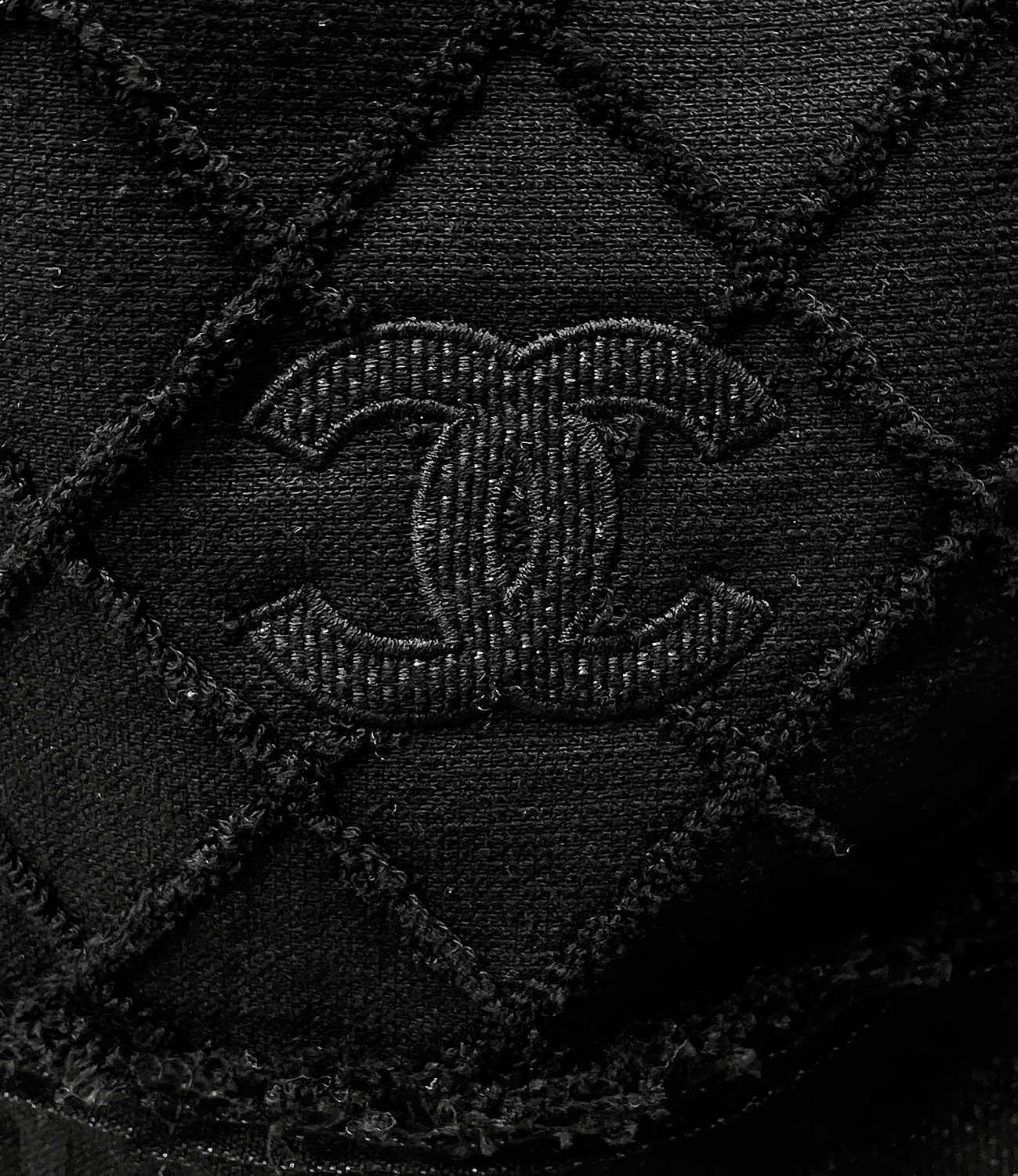 Chanel Black Quilted Skirt