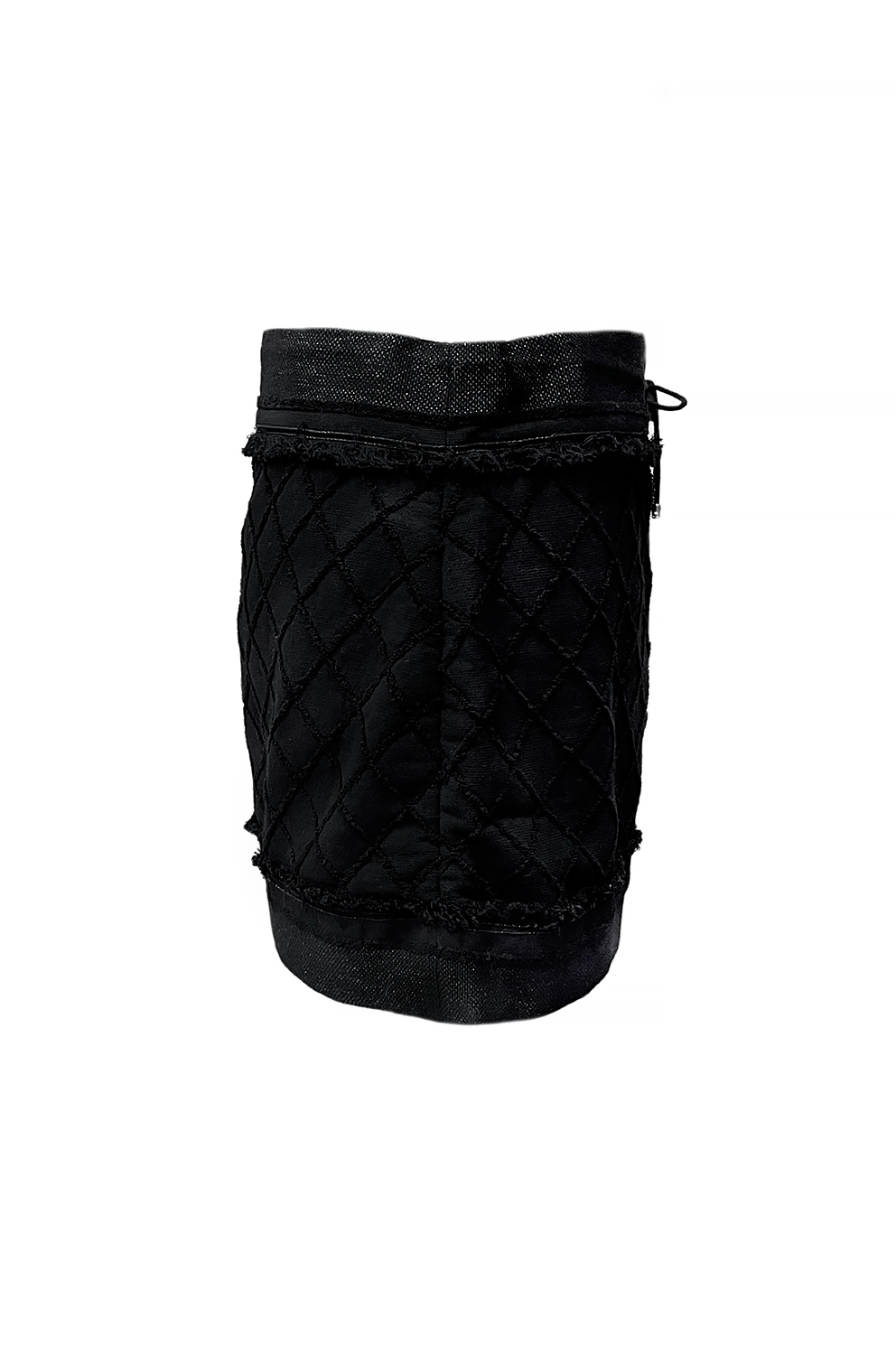 Chanel Black Quilted Skirt