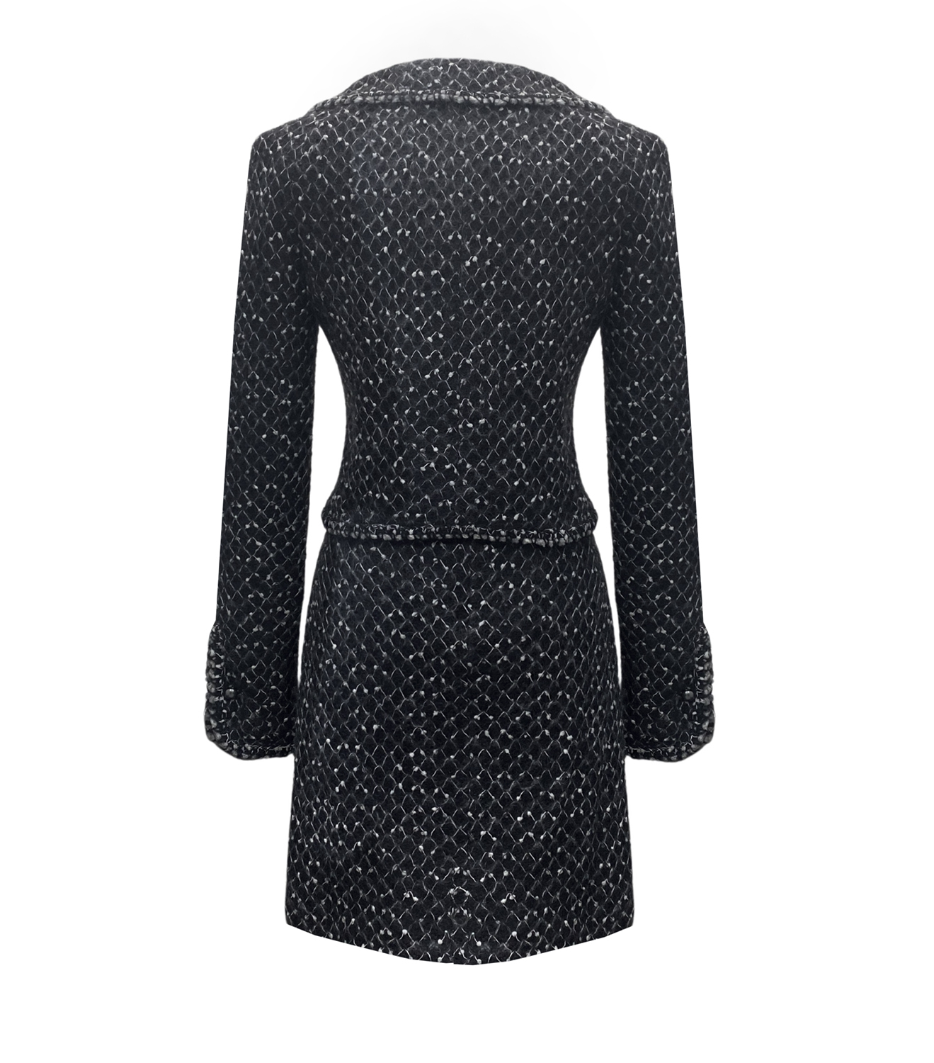 Chanel Grey Mohair Suit